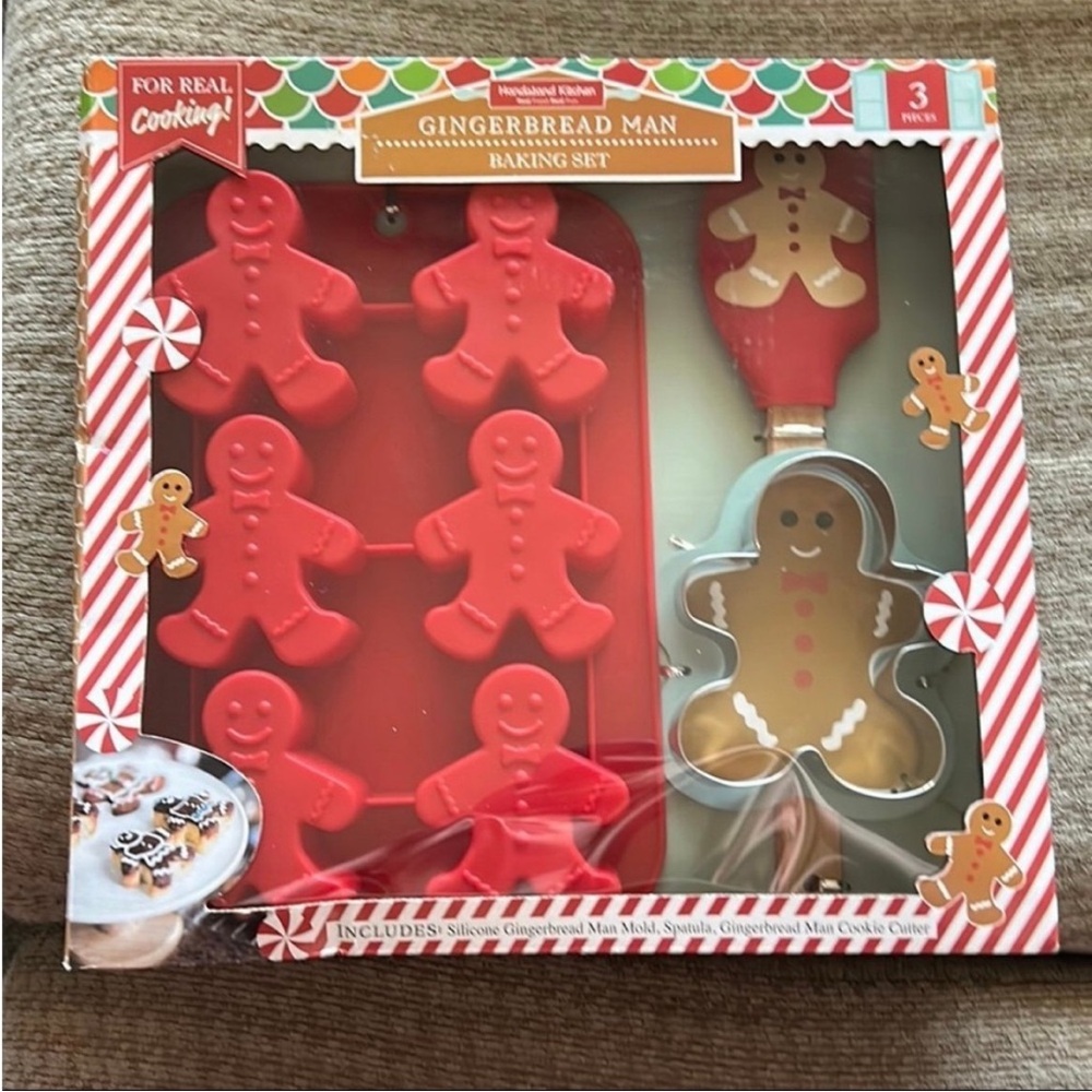 Handstand Kitchen Gingerbread Man Baking Set